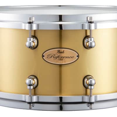 Pearl Reference One 14x6.5" Cast Brass 3mm Snare Drum Mastercast Die-cast Hoops Swivel Lugs Glide-lock Strainer RF1B1465 | WorldShip | Authorized Dealer image 1