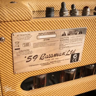 Fender '59 Bassman LTD 4x10" Guitar Combo Amp image 6