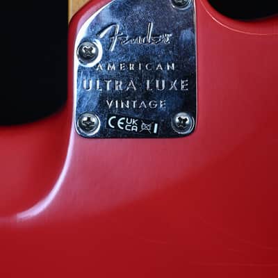Fender American Ultra Luxe Vintage '60s Stratocaster HSS from 2025 in Fiesta Red with original Hardcase image 8