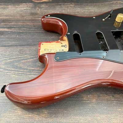 90s Charvel CST-060-SSH Stratocaster Type Ash Body w/Plate Made in Japan image 6