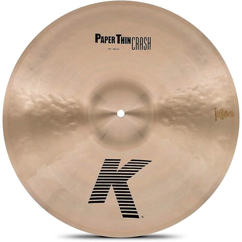 Zildjian 18" K Series Paper Thin Crash - MINT ! image 1