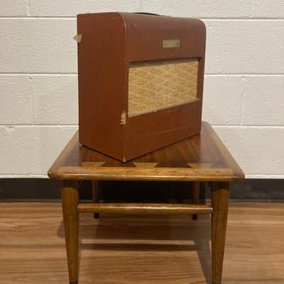 Silvertone Model 1430 3-Watt 1x6 Guitar Combo 1950s - Brown with Light Grille image 2