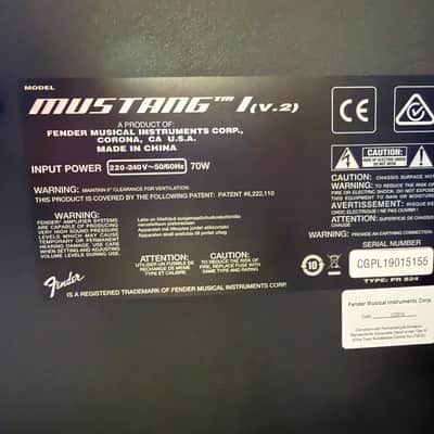 Fender Mustang I V2.0 2020 - Nero image 3