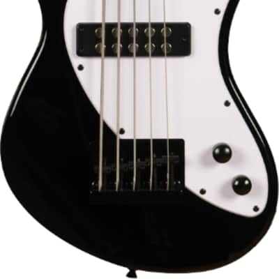 Kala Solid Body Fretless 5-String Electric U-BASS, Laurel Fingerboard, Jet Black image 2