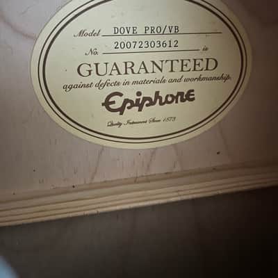 Immagine Epiphone Dove Pro 2013 - 2020 - Violin Burst - 3