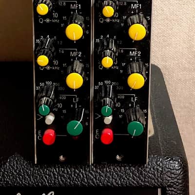 Pair Ward Beck M462B Vintage (1975) 4 Band Parametric EQ's (The REAL Hoser, not software!) image 1