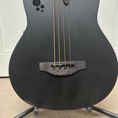 Ovation B778TXB-5-G Pro Series Elite TX Mid-Depth Acoustic 4-String Bass w/Electronics - Satin Black Textured image 2