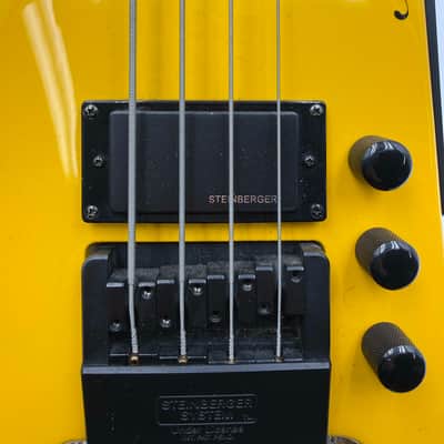 Spirit by Steinberger Headless Bass w/ Bag- Yellow image 4