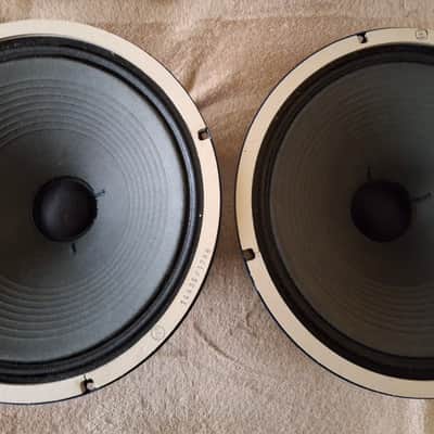 Pair of Vintage T4436 G12 Alnico Blue 15-Watt 16-Ohm 12" Speaker 1997 - Blue image 2