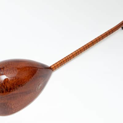 Long Neck Saz Rare Pamela wood & mother of pearl design, Professional Instrument image 7
