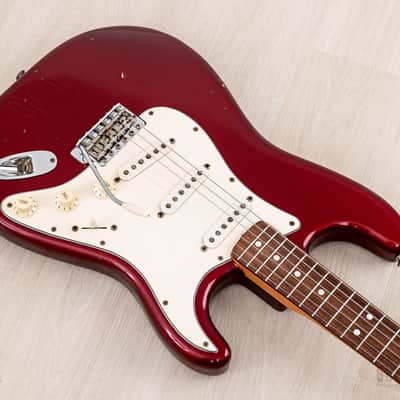 1987 Fender American Vintage '62 Stratocaster Candy Apple Red, 100% Original w/ Case, Corona image 9