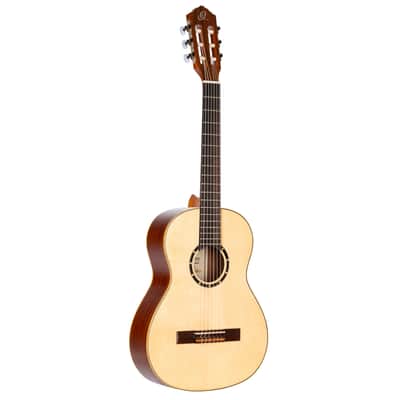 Ortega R121G-3/4 Family Series Cedar Top Mahogany Neck 3/4 Size Nylon 6-String Classical Acoustic Guitar w/Gig Bag image 2