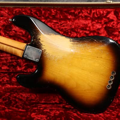 Early 1957 Fender Precision Bass - 2-Tone Sunburst image 5