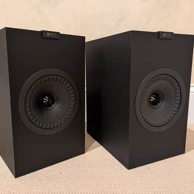 KEF Q350 Bookshelf Speakers - Satin Black (Pair) - Showroom Demo w/ Box image 2