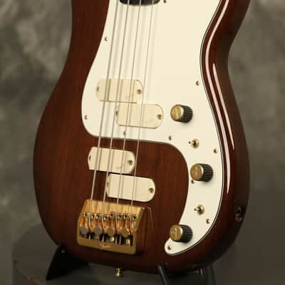 1983 Fender Gold Elite II Precision Bass Walnut image 6