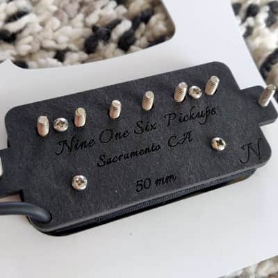 Warmoth HSH Pickguard with 916 Pickups USA PAF Clones - Double Light Butyrate Cream image 9