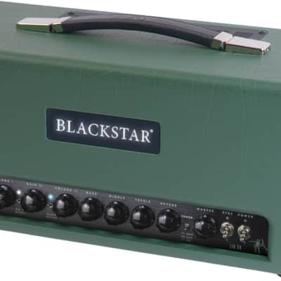 Blackstar St. James Jared James Nichols Signature Tube Guitar Head, 50W, British Racing Green image 2