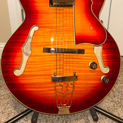 Ibanez AF151-AWB 2013 - aged whiskey burst image 2