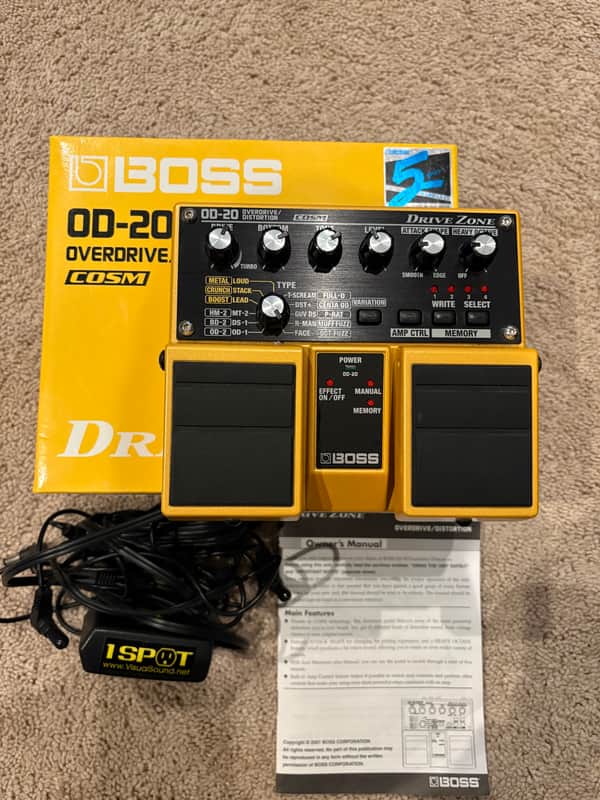 Boss OD-20 Overdrive/Distortion | Reverb