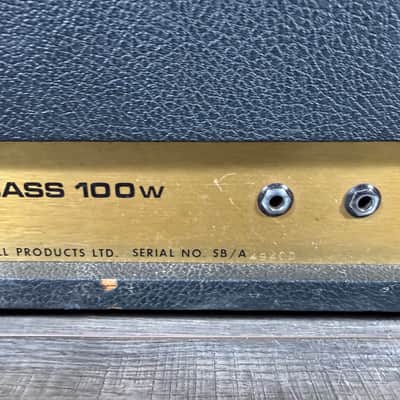 Marshall Super Bass 100w 1972 - Handwired! image 10