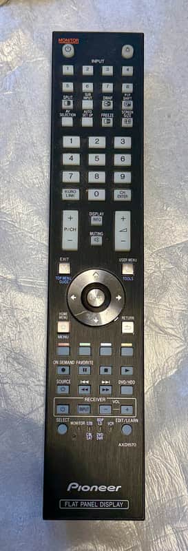 Genuine Pioneer AXD1570 Flat Panel KURO Display Remote Control; Tested image 1
