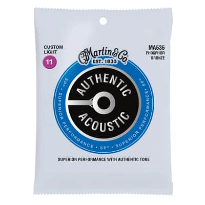 92/8 Phosphore Bronze Custom Light 11/52 Martin Strings image 1