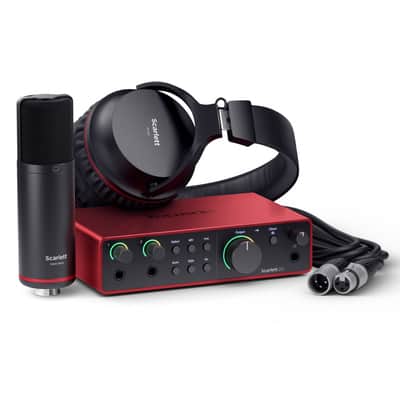 Focusrite Scarlett 2i2 Studio (4th Gen) USB Audio Recording Bundle image 2