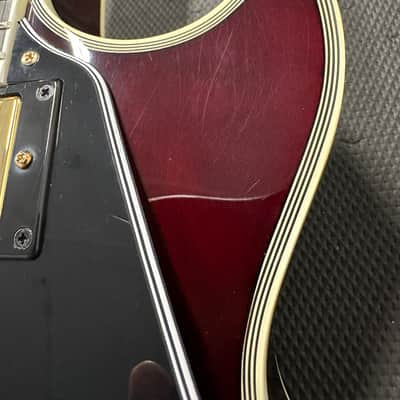 Epiphone Jerry Cantrell "Wino" Les Paul Custom (2023) - Dark Wine Red #29288 with Original Hard Case image 10
