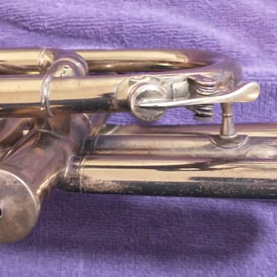 Frank Holton Collegiate cornet with rare Holton 70A mouthpiece image 11