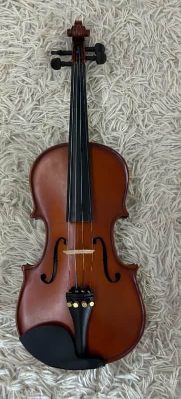 Stradella MV-1411 1/2-Size Violin Outfit –  Case, Bow & Shoulder Rest included image 1