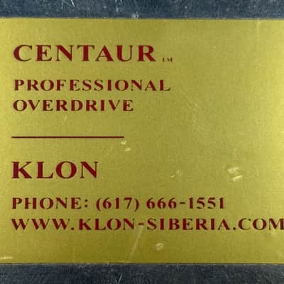 Klon Centaur Professional Overdrive (Horsie) 1994 - 2008 - Gold image 14