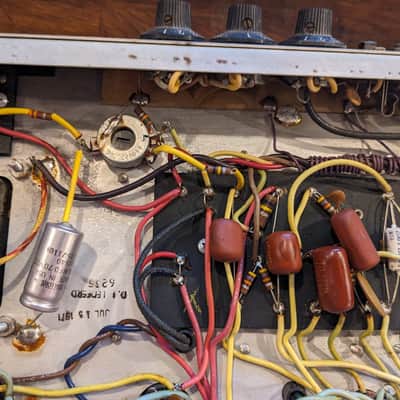 Fender Bassman 2-Channel 50-Watt Guitar Amp Head 1970 - 1971 - Silverface image 5