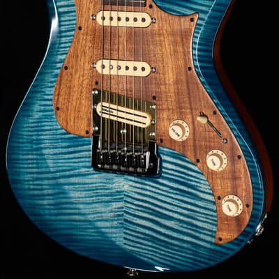 Knaggs Severn LM TurquoiseBurst w/T1 Maple Top (612) image 1