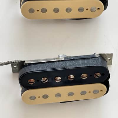 General Vintage Tone 1959 PAF Zebra Humbucker Butyrate Les Paul Historic (Bridge + Neck Set) image 2