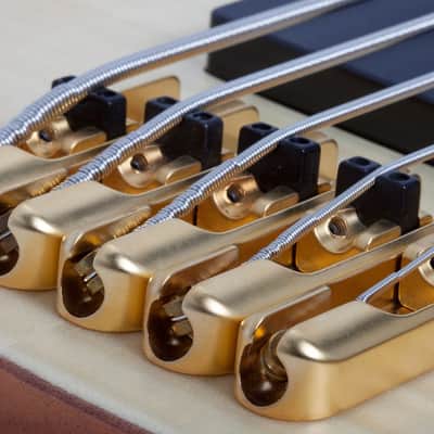 Schecter Stiletto Custom-5 - Natural Satin (NAT) (2541) image 14