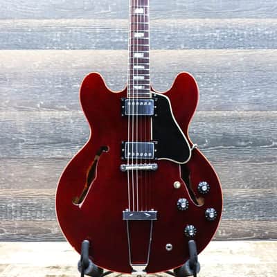1967 Gibson ES-335TDC Sparkling Burgundy Semi-Hollow Body Electric Guitar w/Case image 2