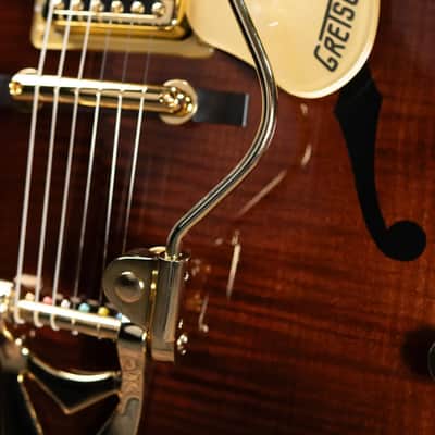 Gretsch G6122T-59 Vintage Select Edition '59 Chet Atkins Country Gentleman Hollow Body with Bigsby Electric Guitar - Walnut Stain Lacquer with Hardshell Case image 14