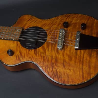 Rick Turner Model 1, 12 String  2000 Gloss Lacquer over Flamed Koa image 2