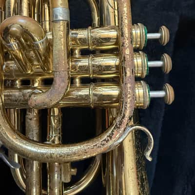 Bach Mercedes Mellophone, with case and mouthpiece, USA image 11