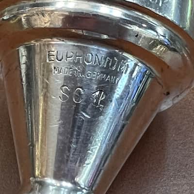 VERY RARE Huttl-Cup SC1 Euphonium Mouthpiece image 3