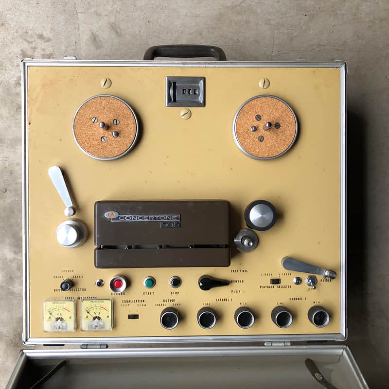 Vintage Vacuum Tube Analog Reel Tape Recorder image 1