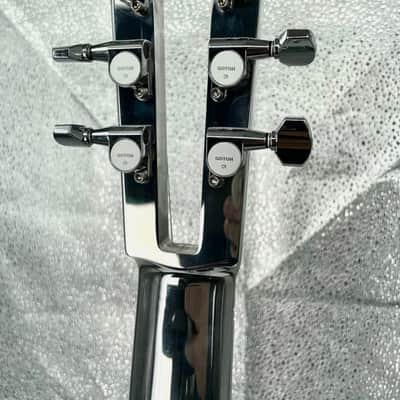 Electrical Guitar Company Tiger Garcia 2021 - Polished aluminum neck and clear acrylic body OBEL image 6