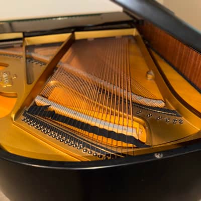 Schimmel Parlor Grand Piano 1970 - Ebony Satin image 4