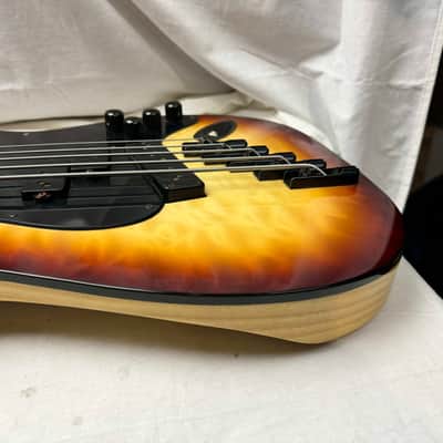 Halo Custom Guitars Custom Shop Clarus 5 Multiscale multi-scale Fanned Fret 5-string Bass 2018 image 12