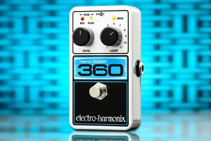 Electro-Harmonix 360 Nano Looper 2025 Black / White / Blue image 1