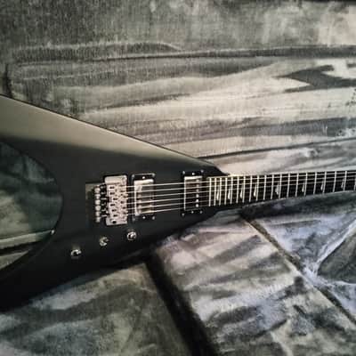 2021 Kramer Nite-V Plus (Floyd Rose)-Kramer OHSC-Jet Black Satin image 11