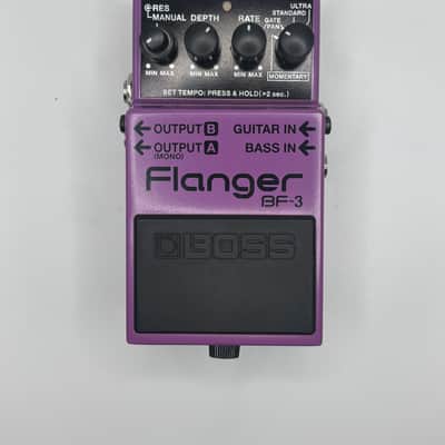 Boss BF-3 Flanger (Dark Gray Label) 2002 - Present - Purple image 1