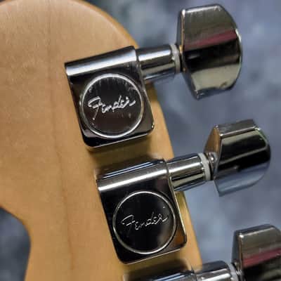 2008 Made in Mexico Fender Stratocaster Black Maple Pro Setup New Strings New Deluxe Fender Gigbag image 13