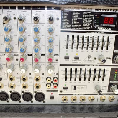 Behringer PMP2000 800-Watt Powered Mixer w/ Multi FX image 5