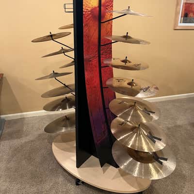 Zildjian Cymbal Store Display Storage Rack Vintage Crash Ride Hi Hat K A image 1
